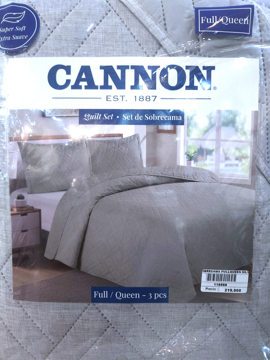 SET SOBRECAMA FULL/QUEEN SILVE
