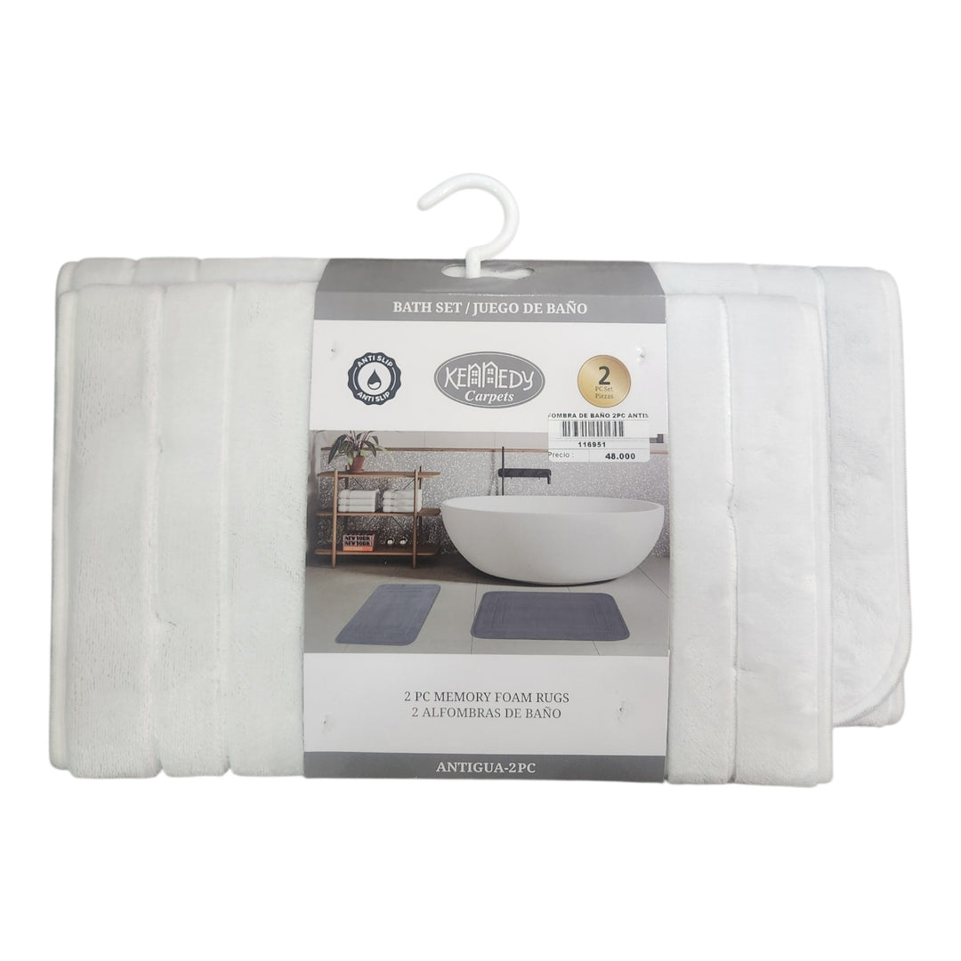SET ALFOMBRA DE BAÑO 2PC ANTISLIP