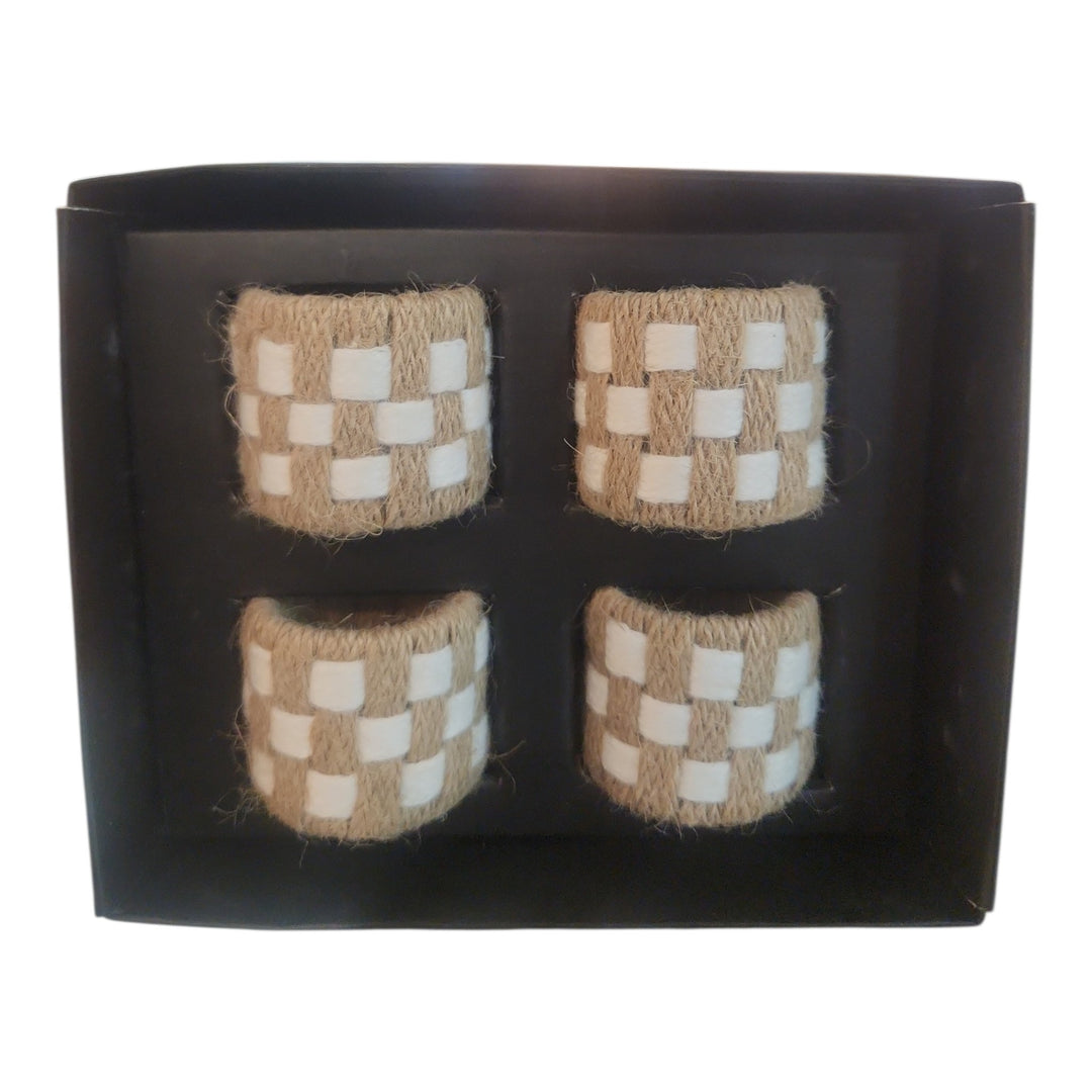 JG ANILLOS P/SERVILLETA 4PZ  4X4.5X4.5CM COD:117378