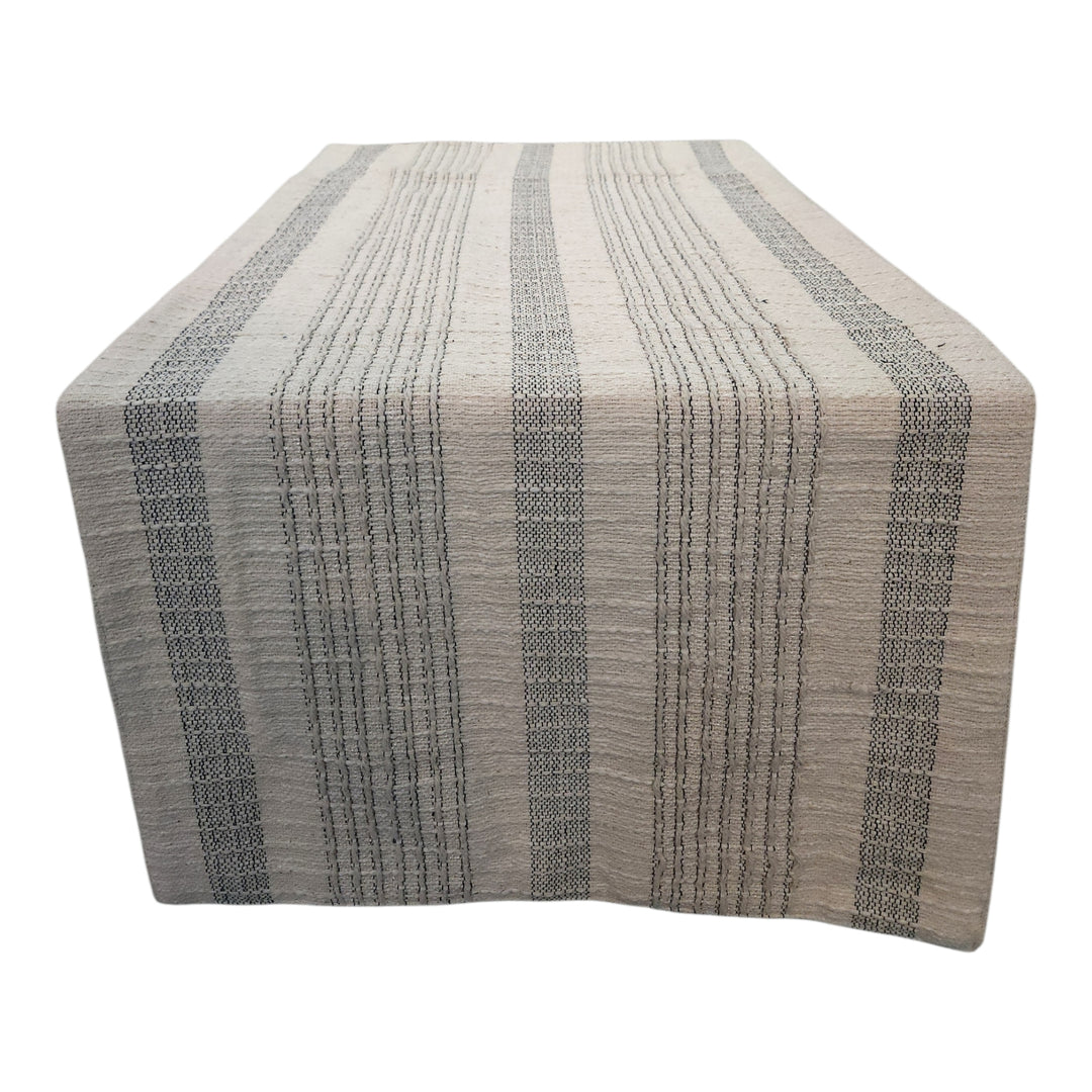 CAMINO DE MESA TEJIDO A RAYAS 40x137CM COD:117710