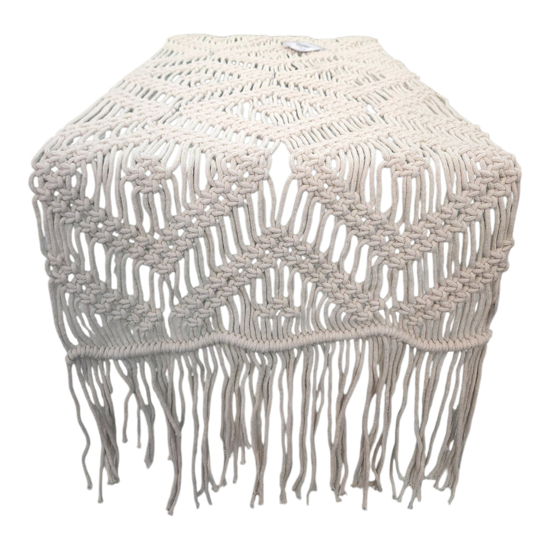 CAMINO DE MESA  MACRAME 40X185CM COD:117713