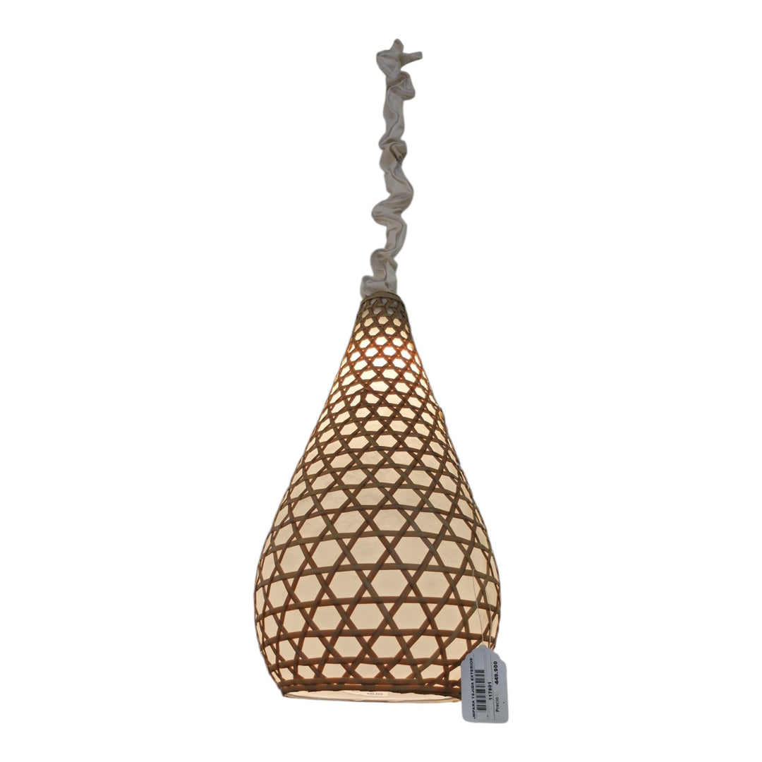LAMPARA TEJIDA EXTERIOR 51CM COD:117801
