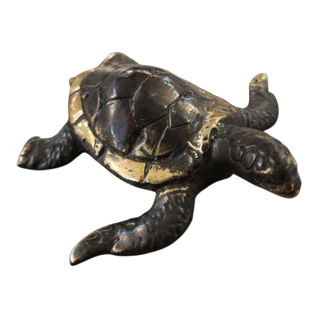 FIGURA BRONCE TORTUGA PEQUEÑA 7.5X8X2CM