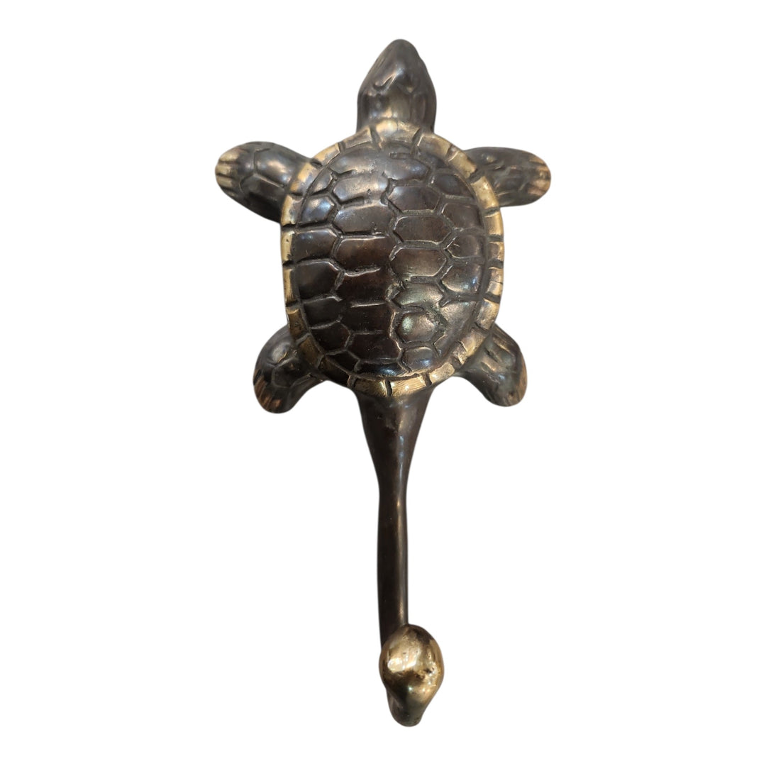 PERCHERO TORTUGA BRONCE 16X9X3CM