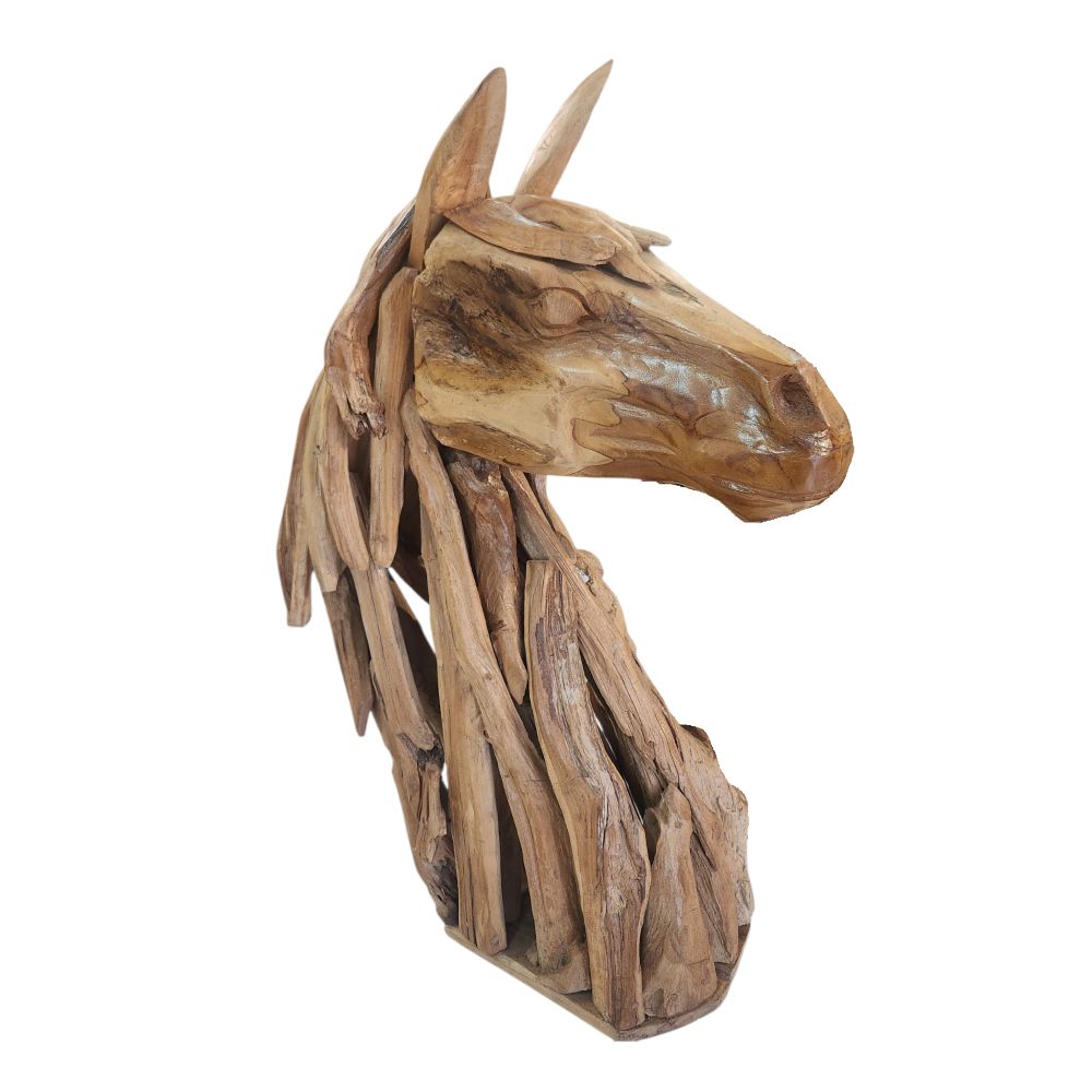 CABEZA DE CABALLO TECA 80CM COD:117914