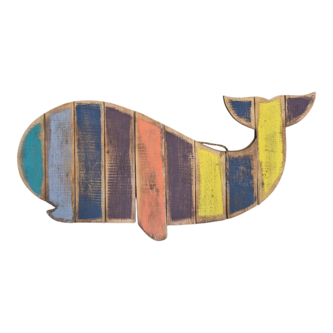 PLACA BALLENA MULTICOLOR 54x28x2.5CM COD:117931
