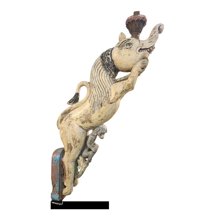 ESTATUA MADERA ANTIQUE 106X60X15CM COD:118156