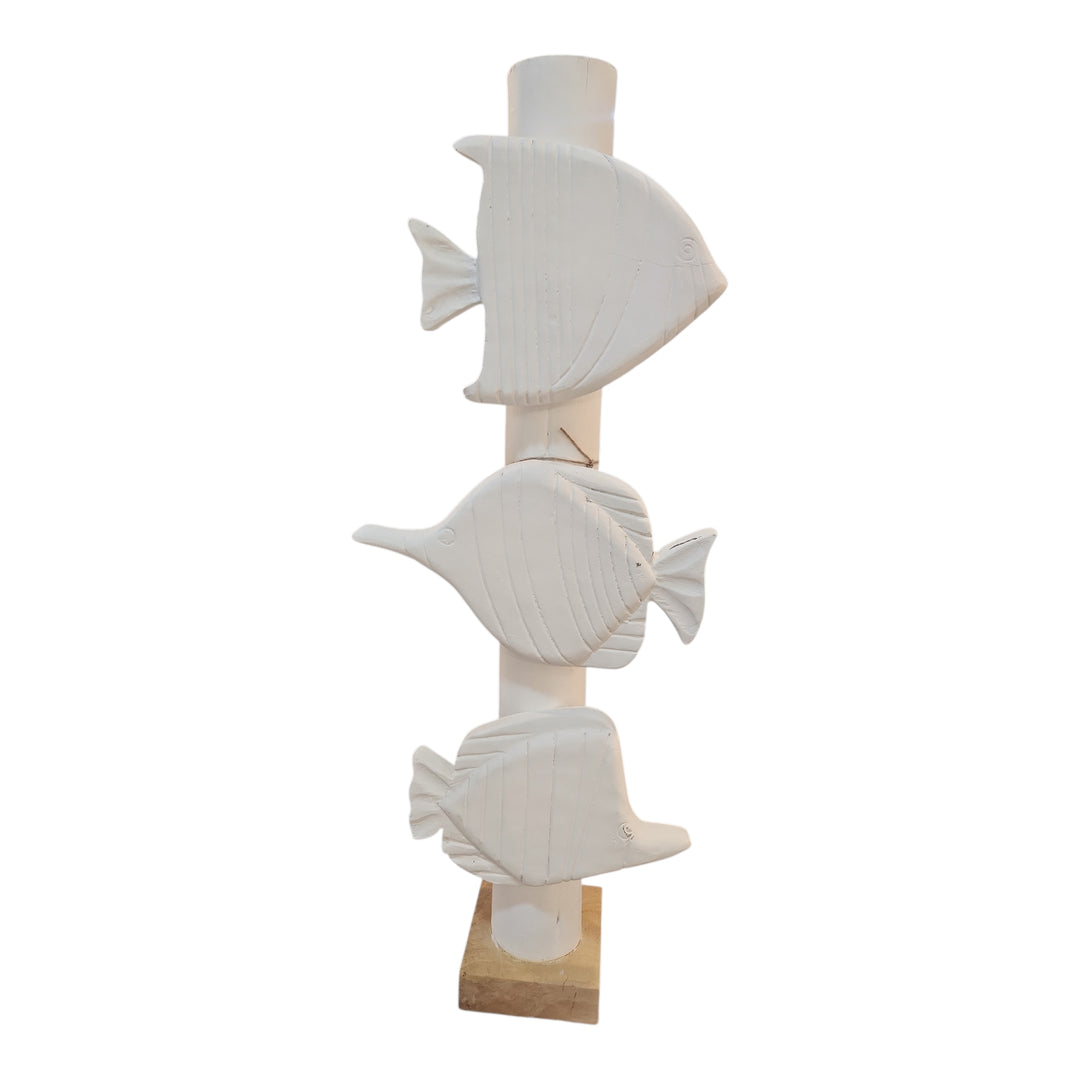 ESCULTURA  DECORATIVA PECES 66CM