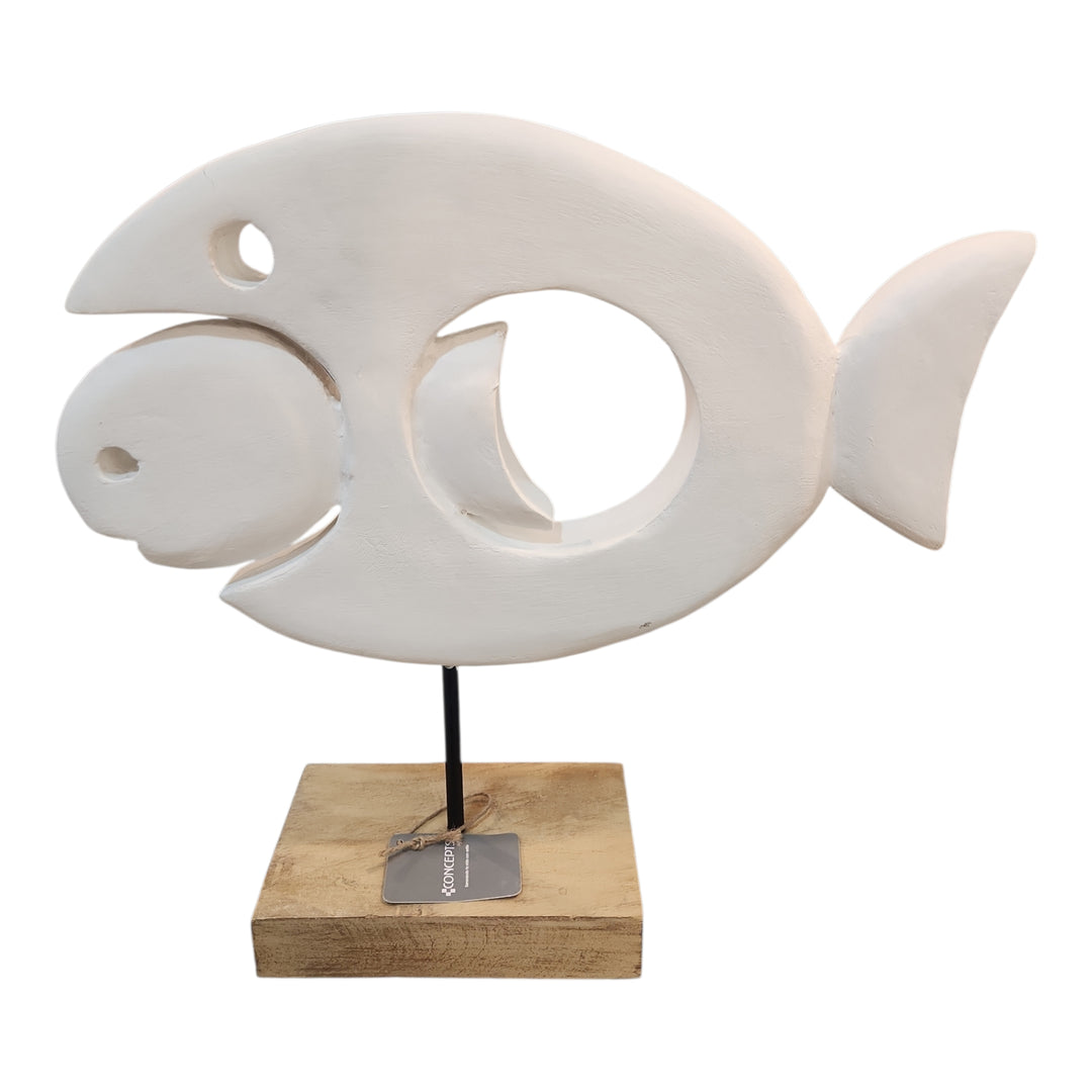 ESCULTURA DECORATIVA PECES 36CM