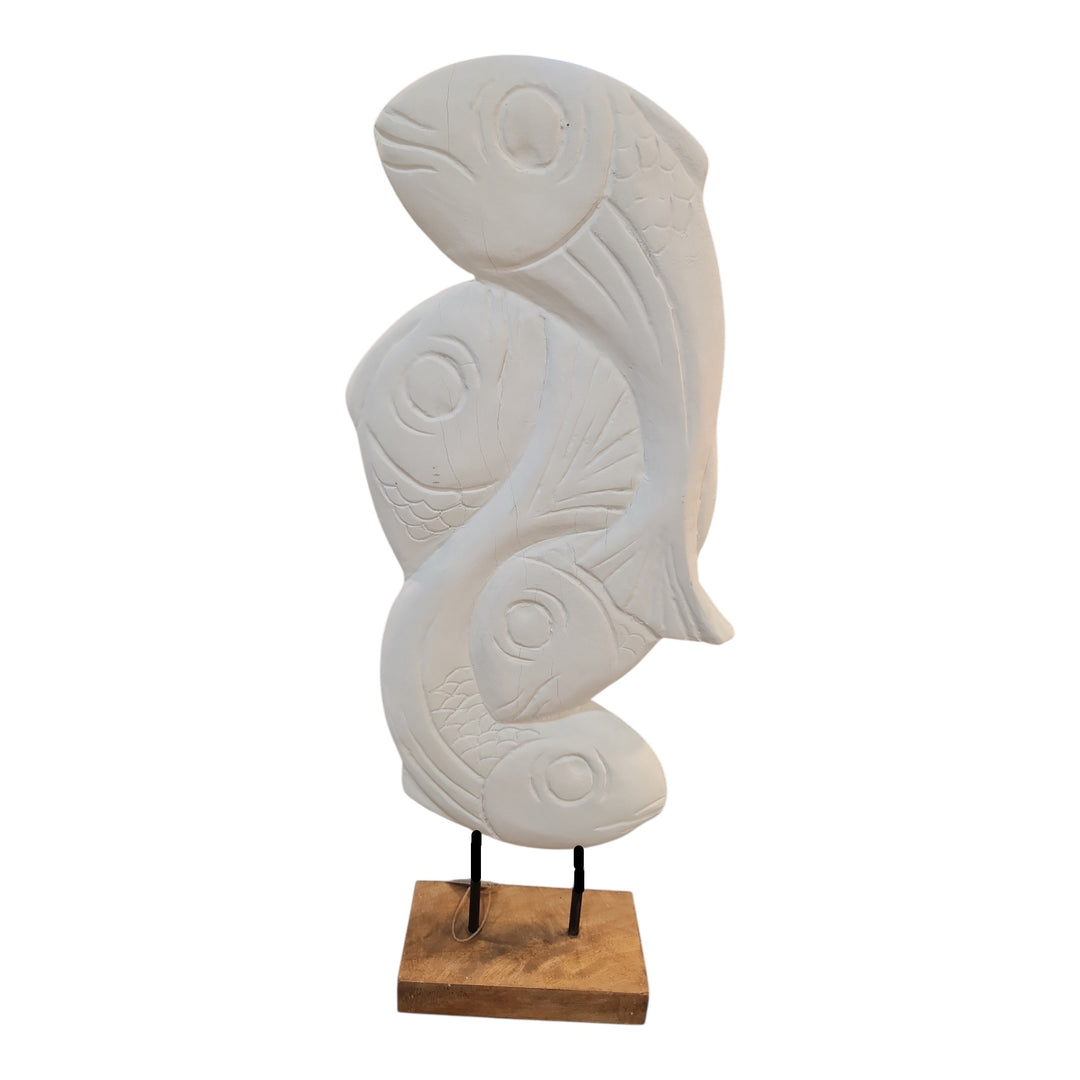 ESCULTURA DECORATIVA PECES 60CM