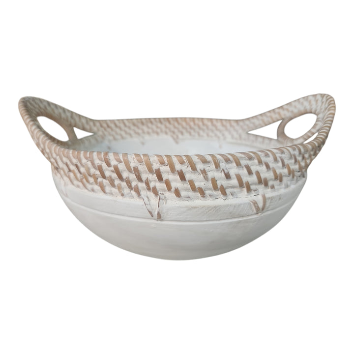 BOWL RATTAN 19.5CM