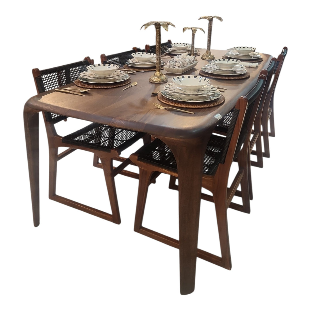 MESA COMEDOR VIOLONCHELO 217X97x76cm COD:118616
