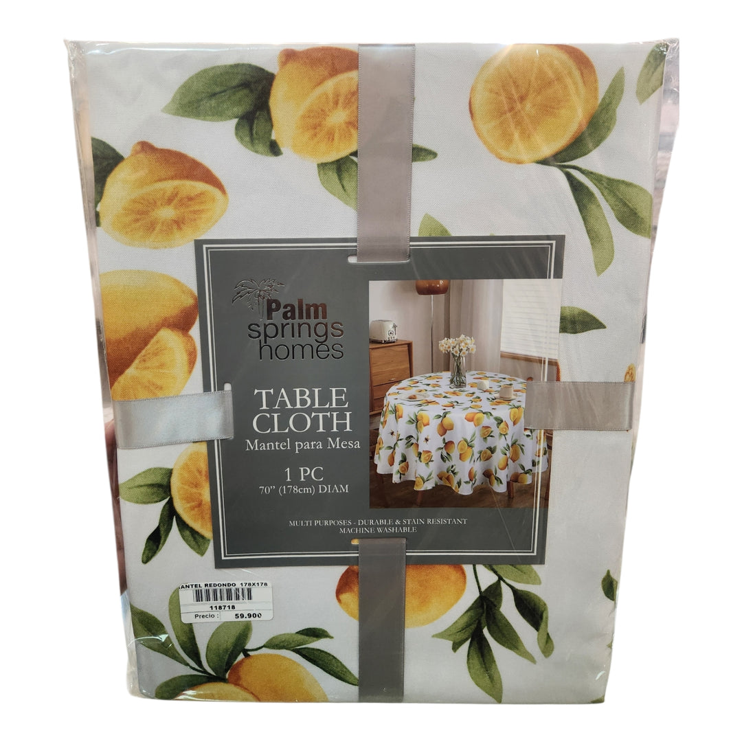 MANTEL REDONDO 178CM