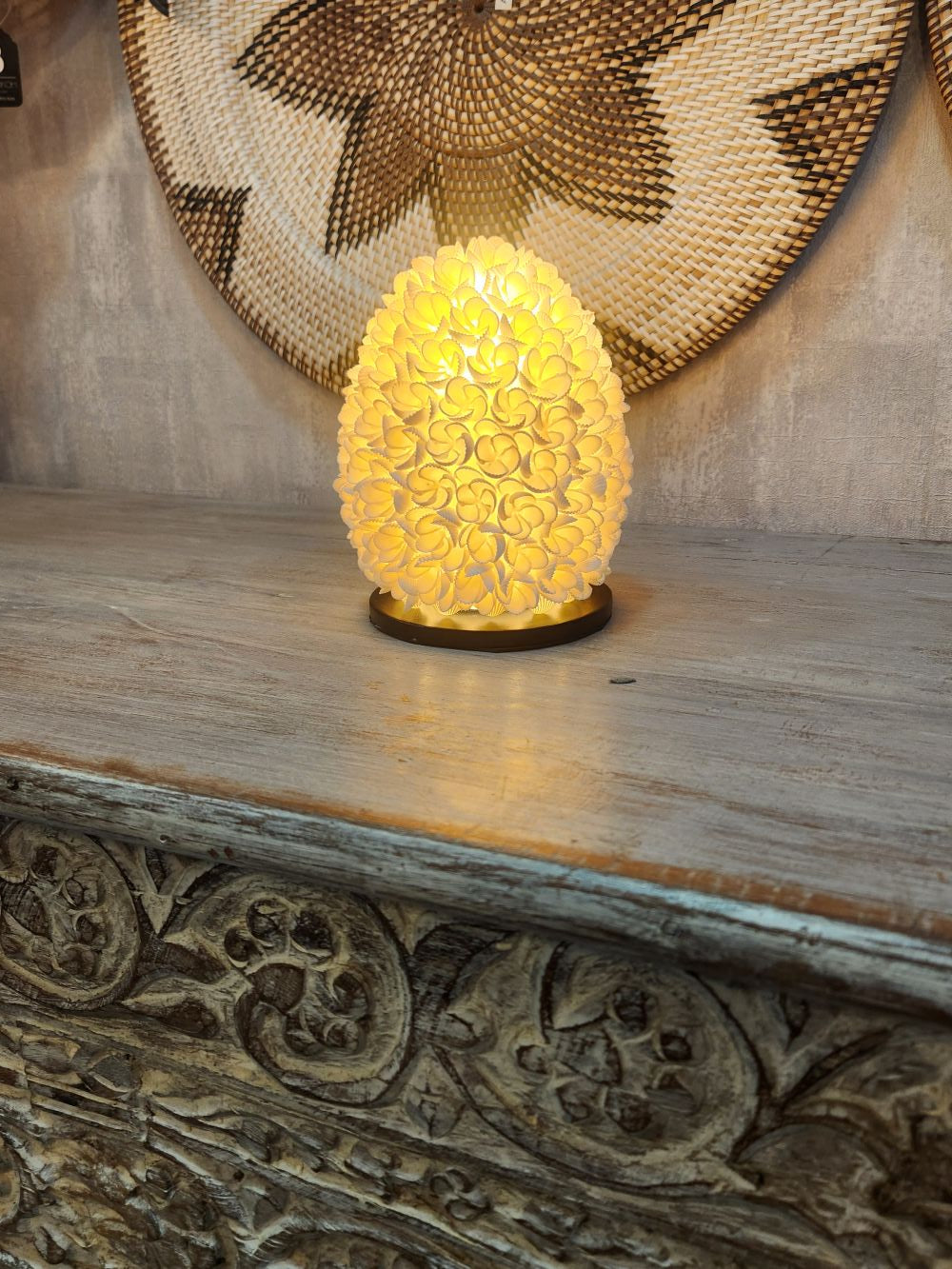 LÁMPARA DE MESA CARACOL PEQUEÑA