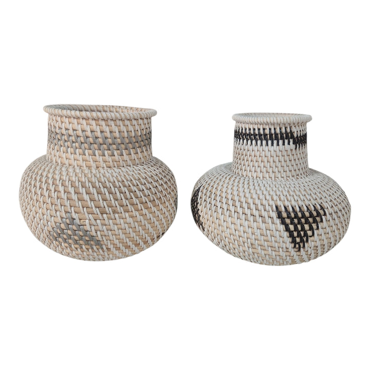 JARRÓN TEJIDO 20 CM SURTIDO