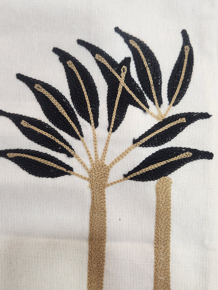 FUNDA DE COJIN 3 PALMAS 46X46CM