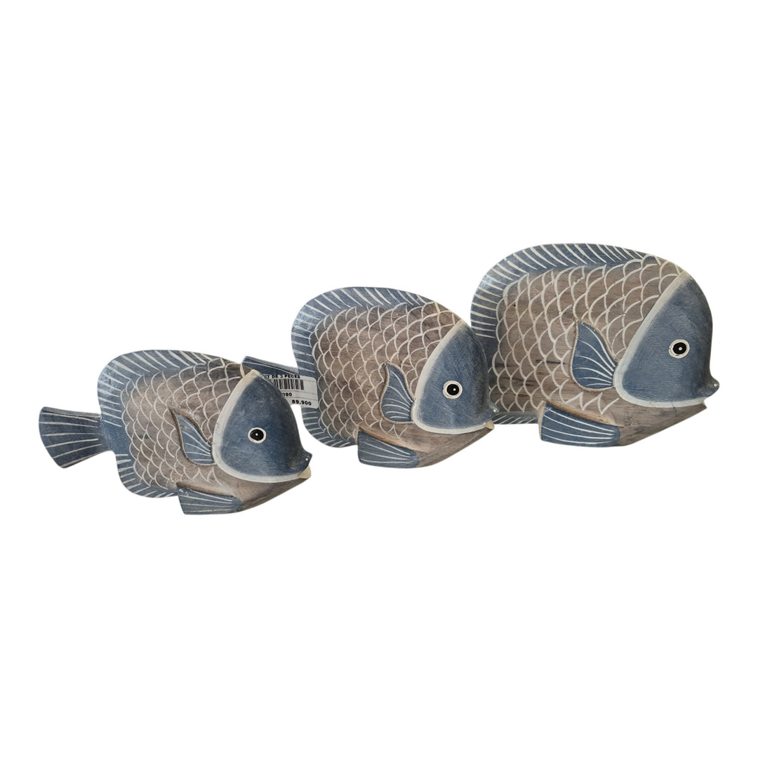 SET DE 3 PECES MADERA COD:119090