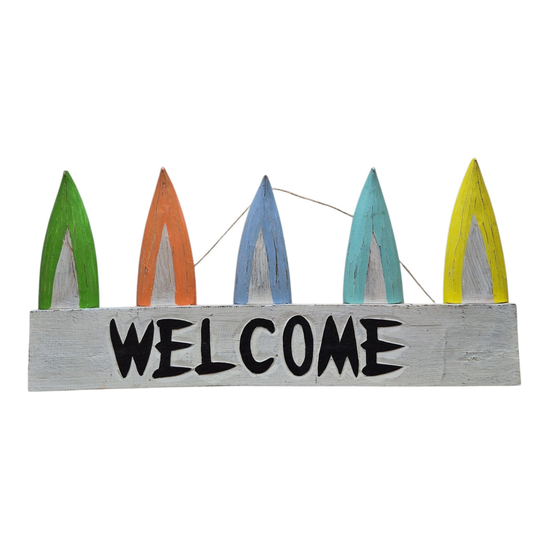 PLACA PARED/WELCOME 58.5x28.5x3cm COD:119243