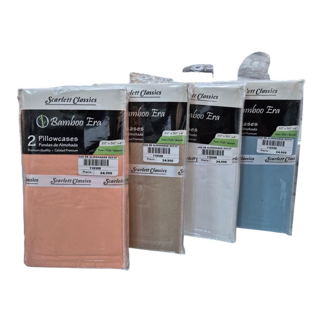 SET 2 FUNDAS DE ALMOHADAS 50x76cm SURTIDA COD:119309