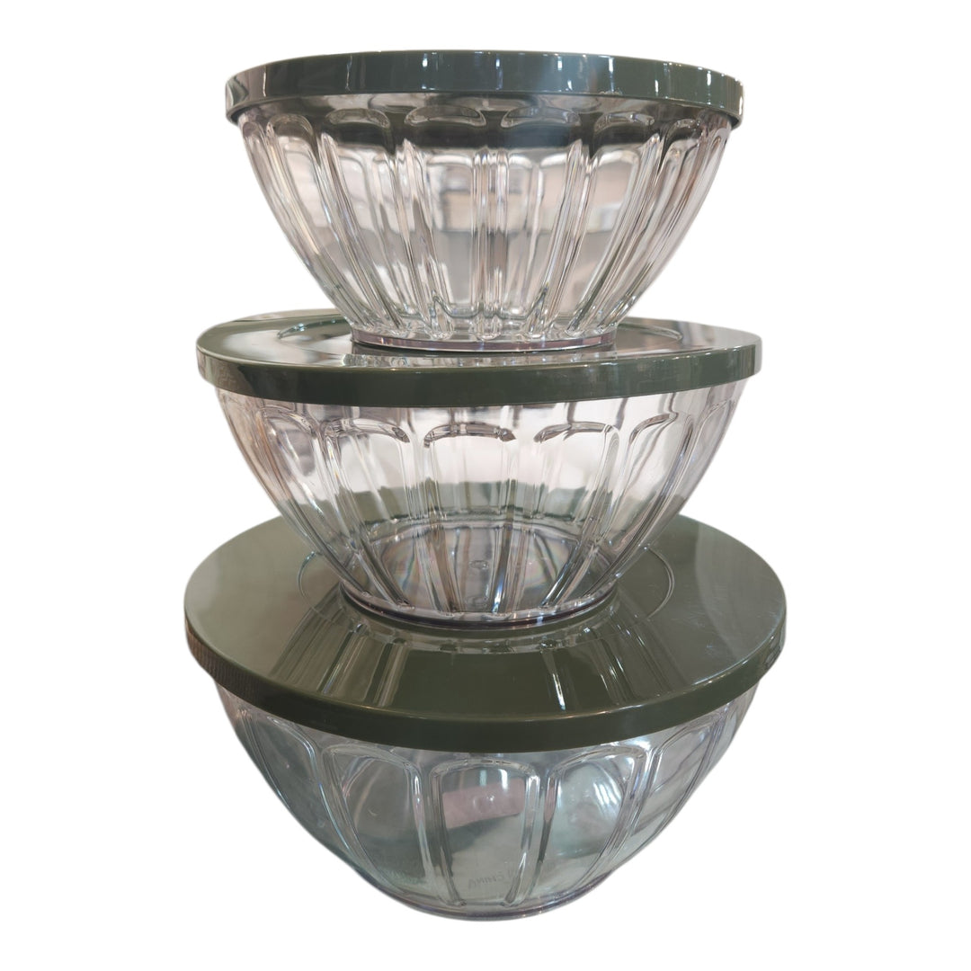 SET 3 ENSALADERAS CON TAPA PLÁSTICO