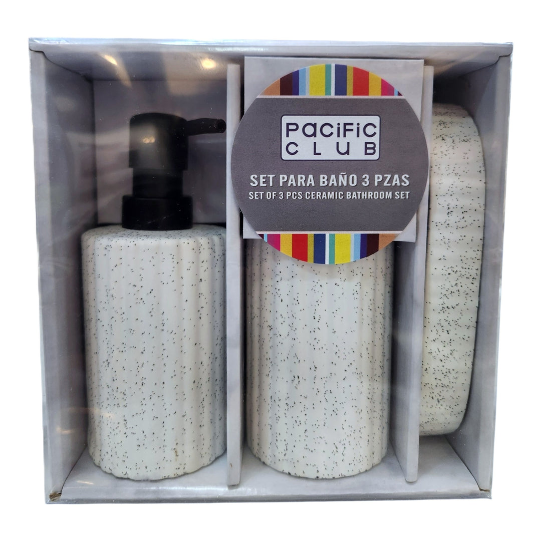 ACCESORIOS PARA BAÑO 3PCS 19X19X10CM