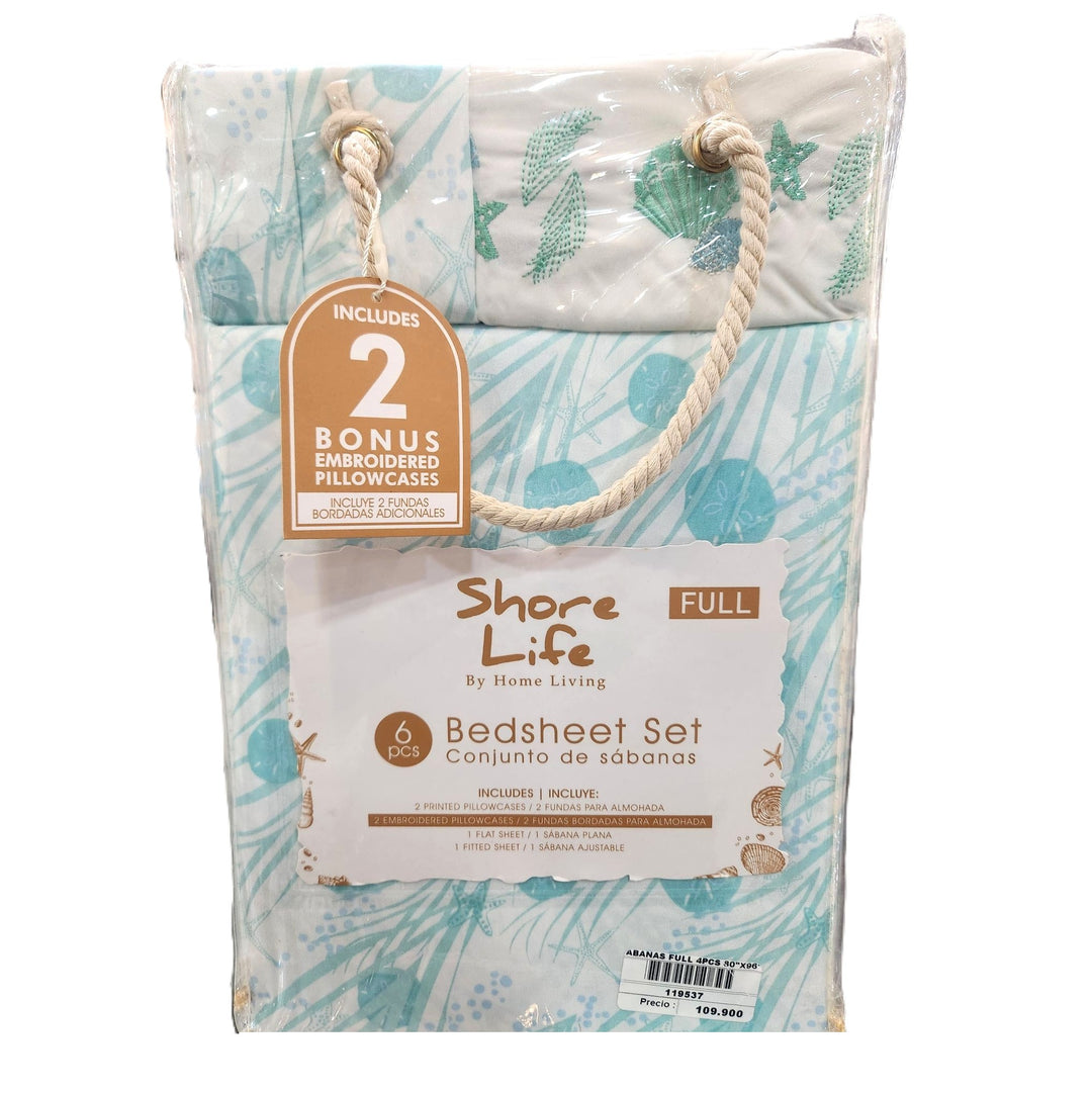 SÁBANAS FULL/DOBLE 4PCS SURTIDA 203X243CM