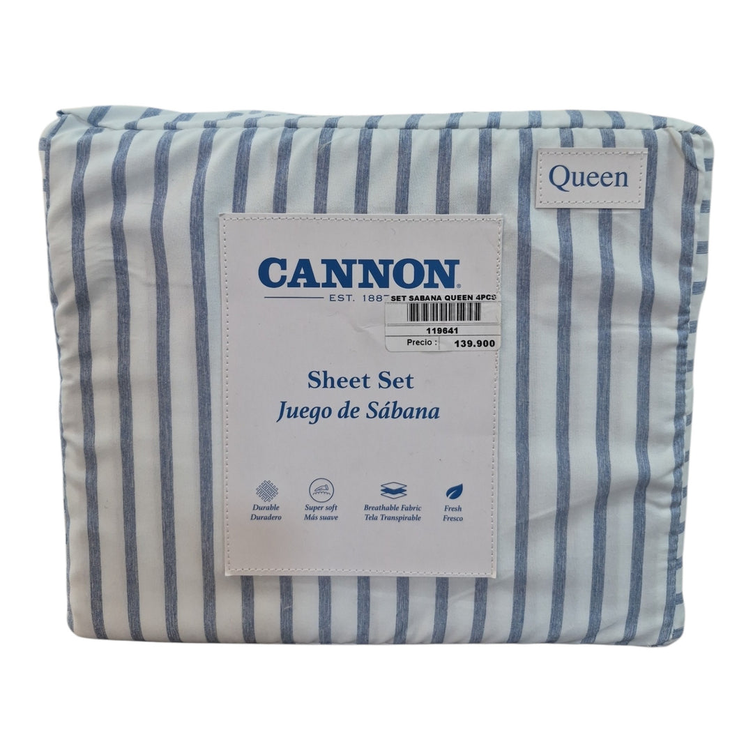 SET SABANA QUEEN 4PCS COD:119641