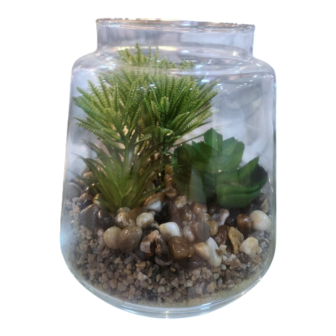 SUCULENTA CON POTE 15X15X18CM