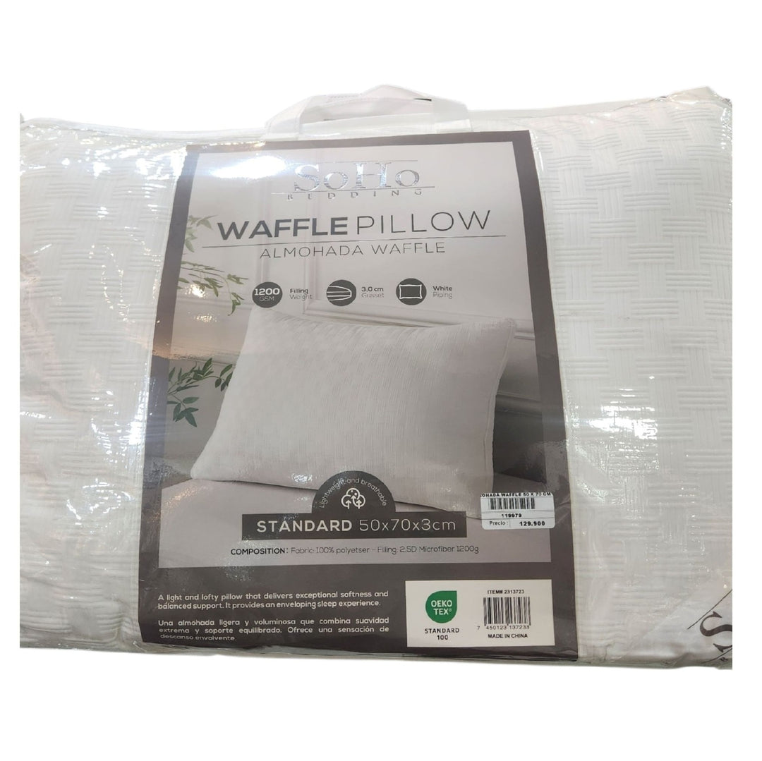 ALMOHADA WAFFLE 50 X 70 CM
