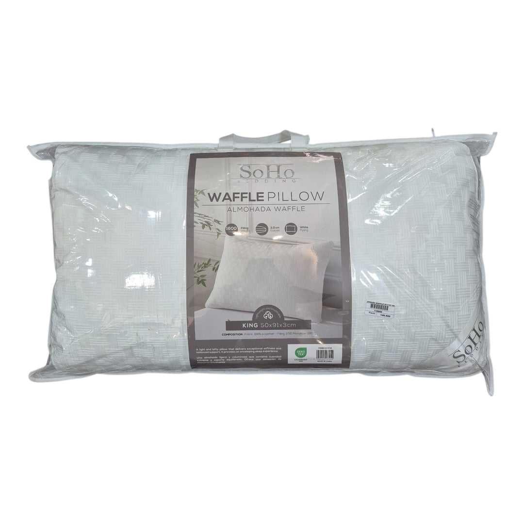 ALMOHADA WAFFLE 50 X 91 CM COD:119980