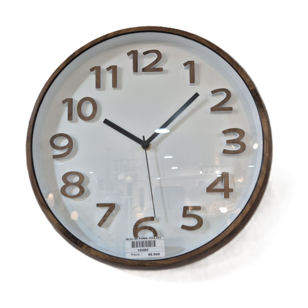 RELOJ DE PARED 35X4.5X3 COD: 120263