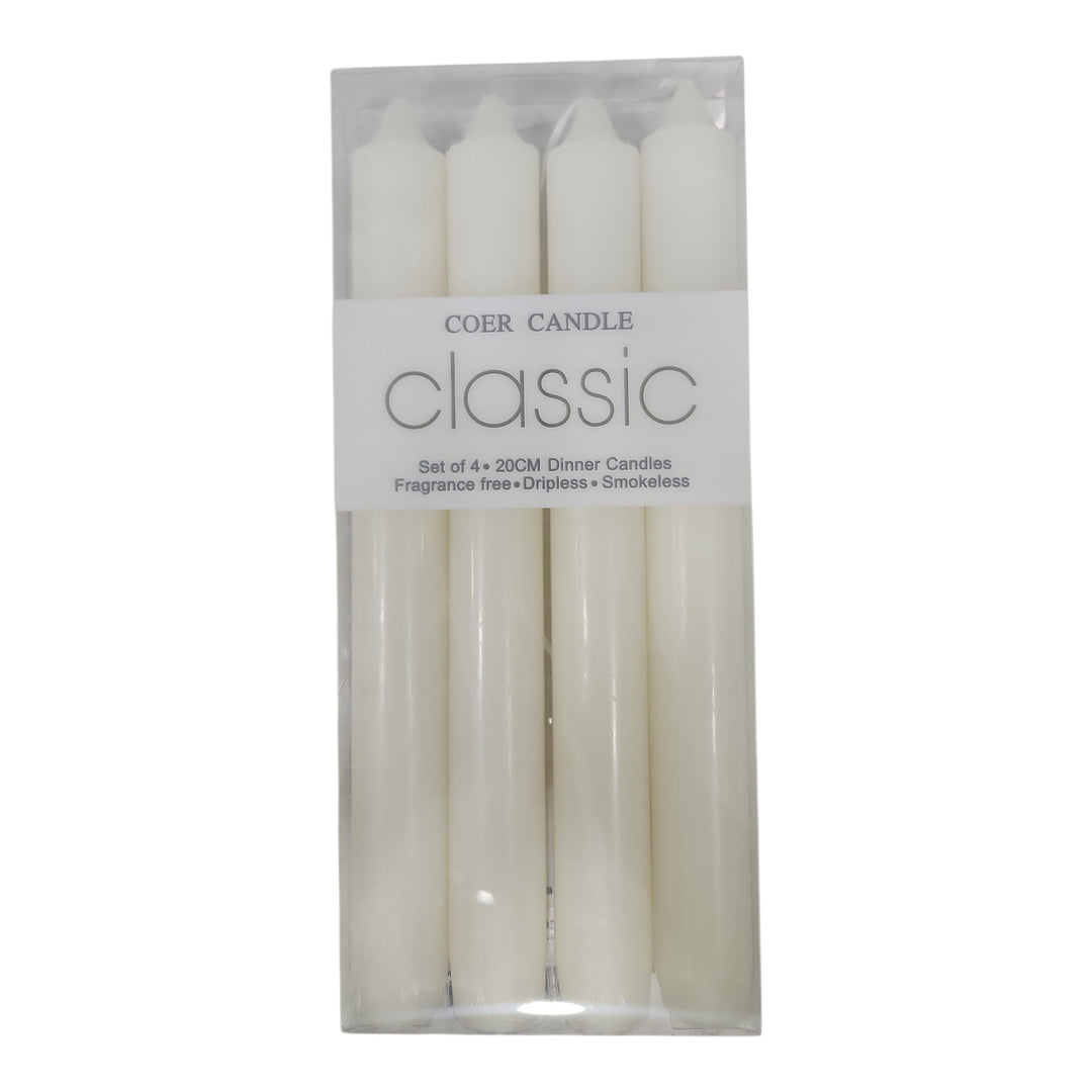SET DE 4 VELAS 12X9X2CM COD:120370