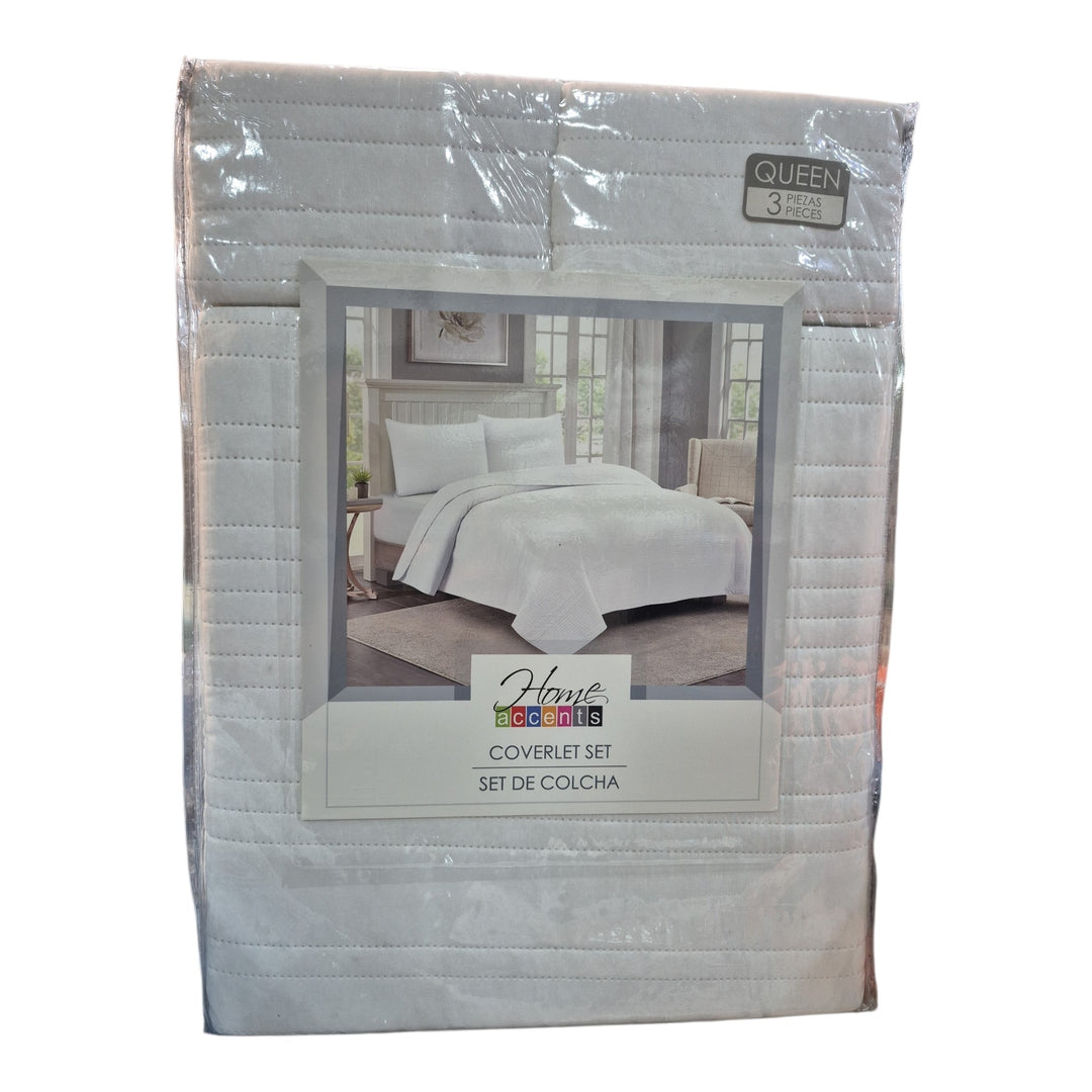 SET SOBRECAMA QUEEN WHITE 70GS COD:120592