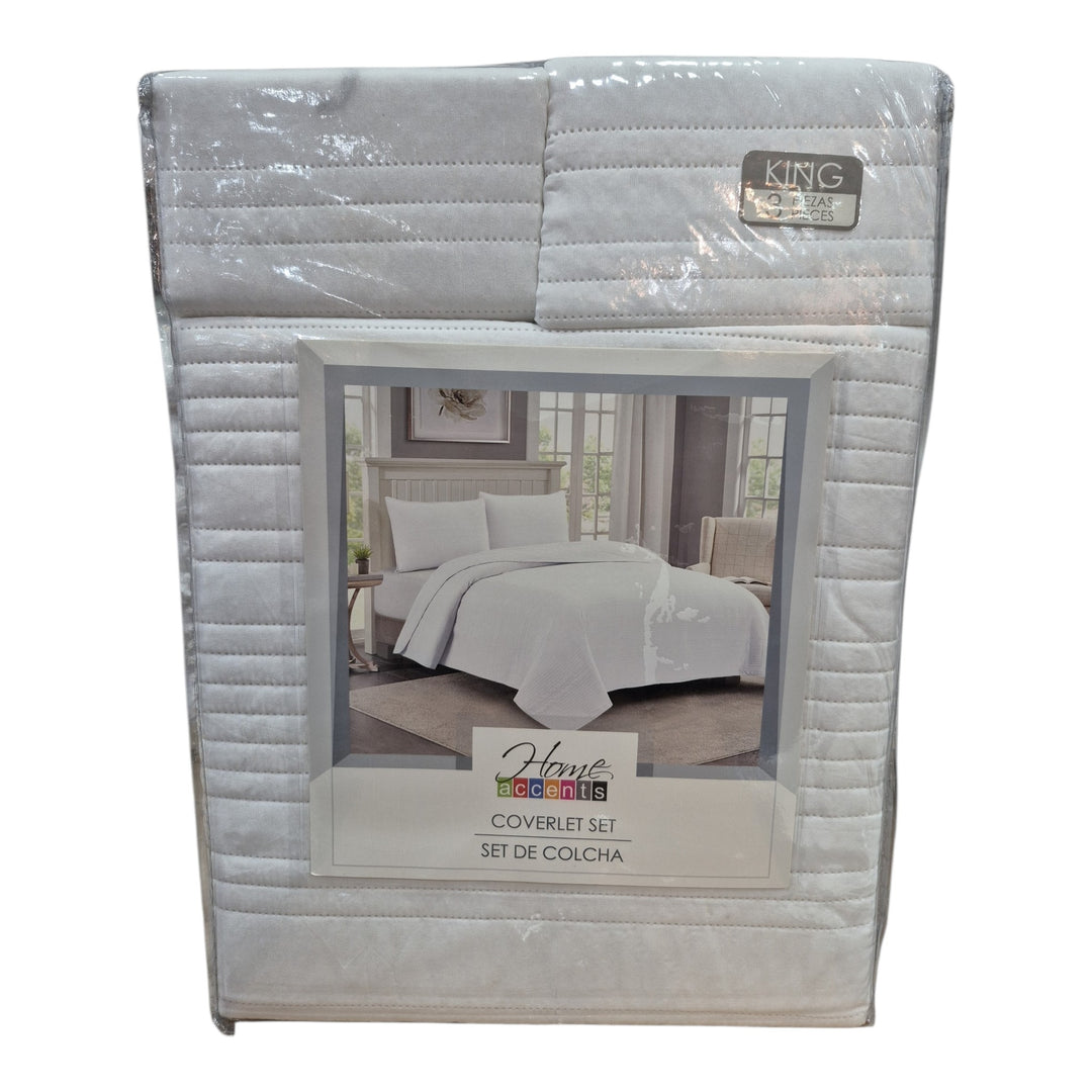 SET SOBRECAMA KING WHITE 70GS COD:120593