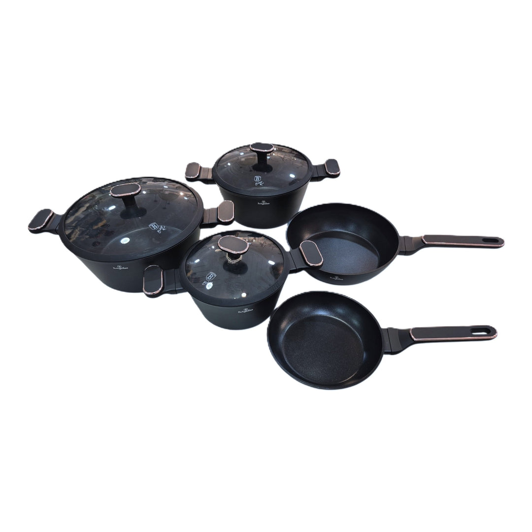 JUEGO DE OLLAS 10PCS C/TAPA COD:120668
