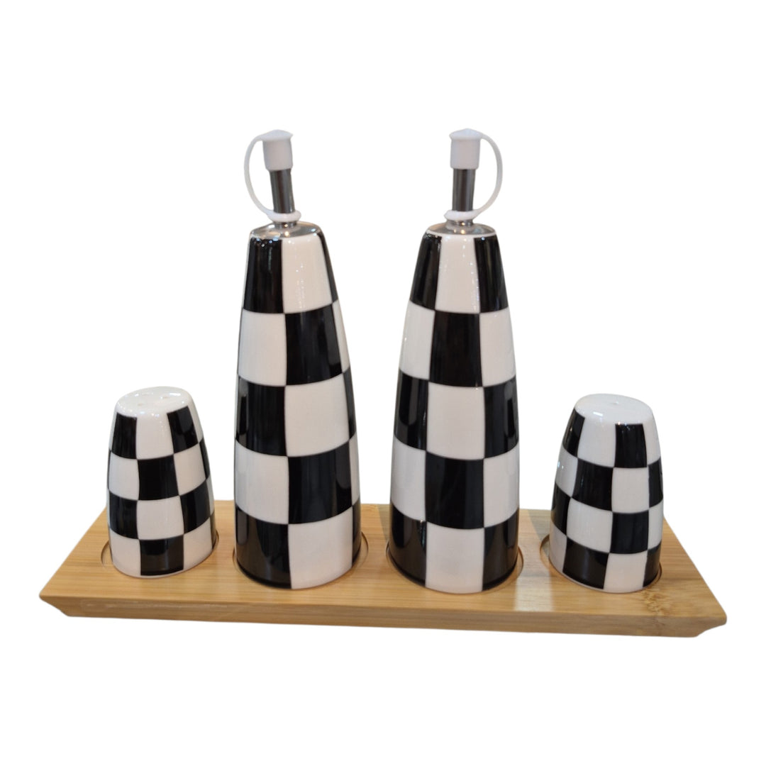 JGO ACEITERO Y SALERO 4PZ 7.5X16.5X18CM COD:120853
