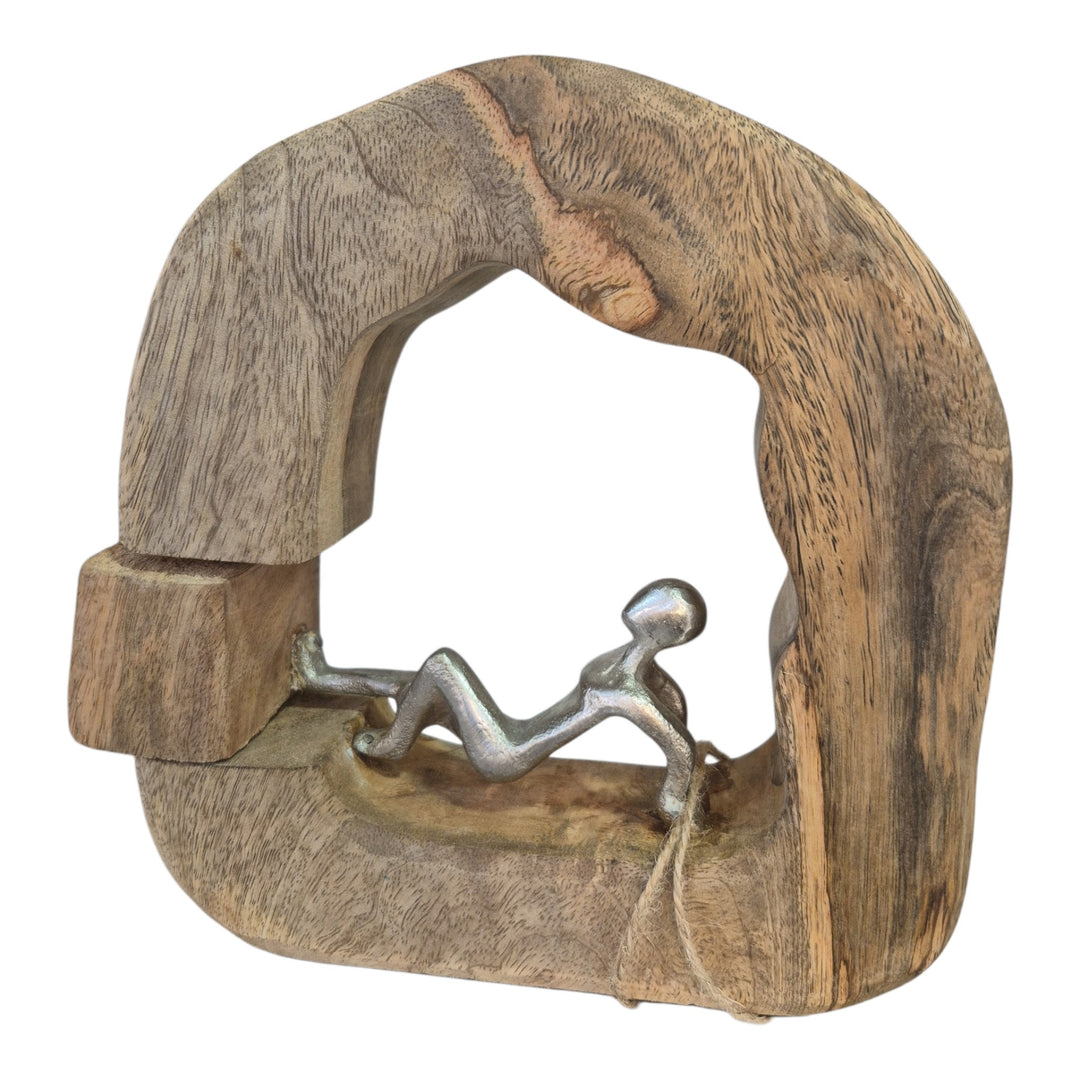 HOMBRE EN MAD  20X4X20CM COD:121506