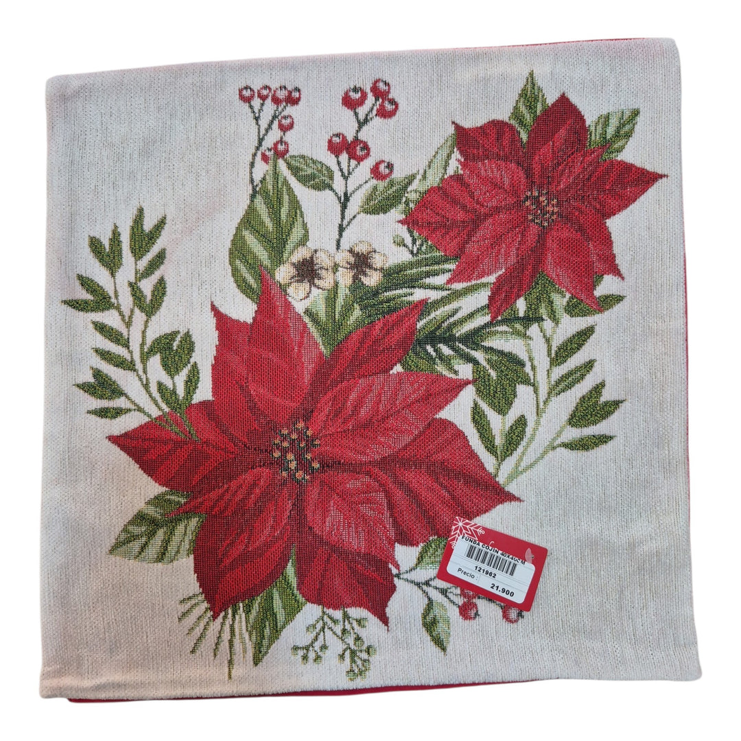 FUNDA COJIN NAVIDAD 40X40CM COD:121962