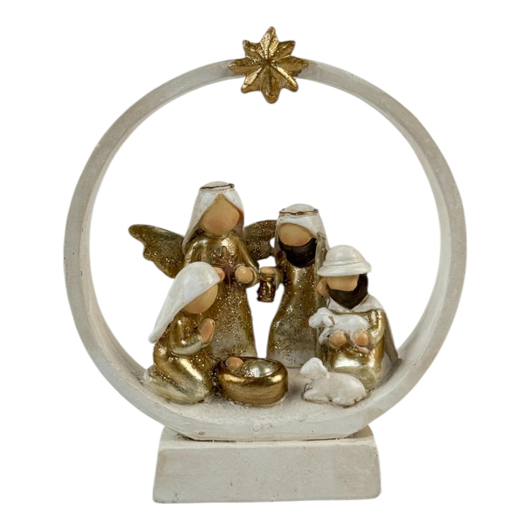 NACIMIENTO DECORATIVO DE POLIRESINA 12X11X4CM COD:122005