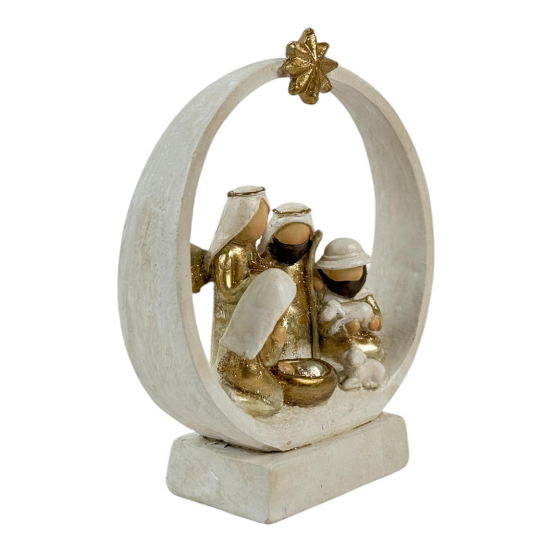 NACIMIENTO DECORATIVO DE POLIRESINA 12X11X4CM COD:122005