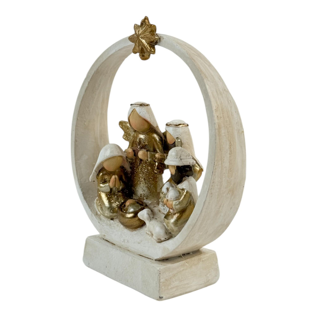 NACIMIENTO DECORATIVO DE POLIRESINA 12X11X4CM COD:122005