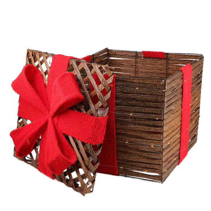 CAJA REGALO GRAN FORMATO C/LUZ 45x45x52cm COD:122007