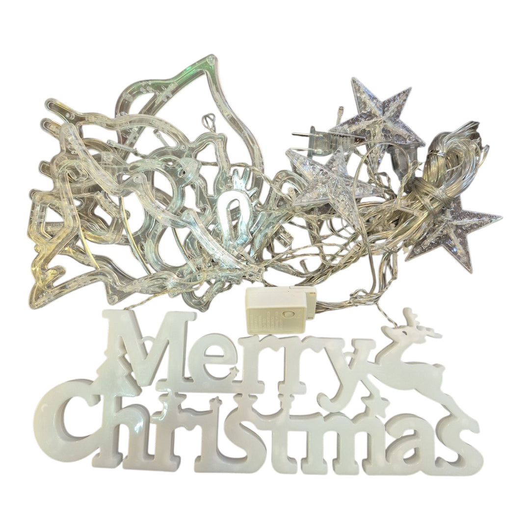 CORTINAS CON BOMBILLOS DE  NAVIDAD  COD:122245