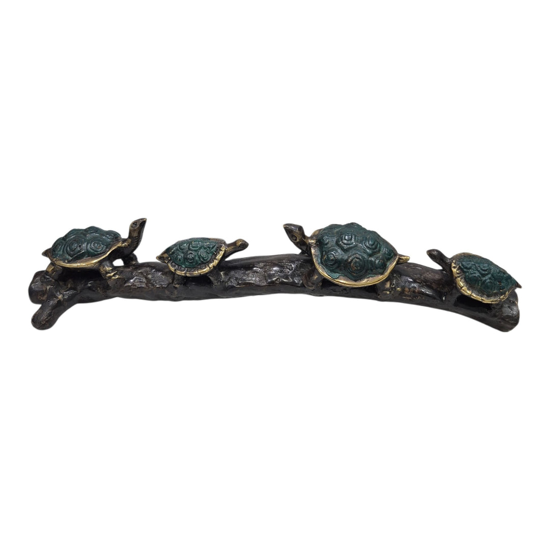 FAMILIA TORTUGA BRONCE 28X6X6CM COD:122605