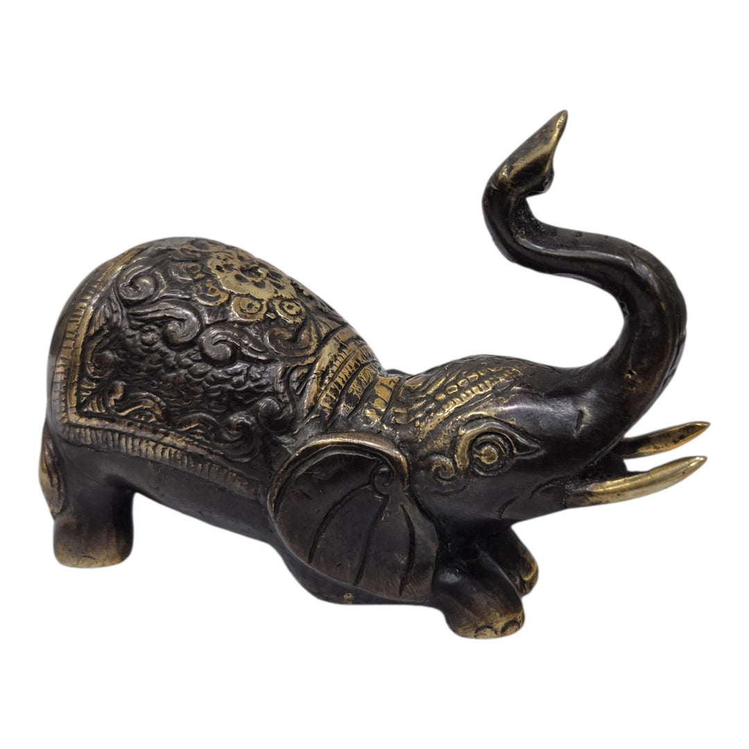 ELFANTE SENTADO BRONCE 11x8x6CM COD:122620