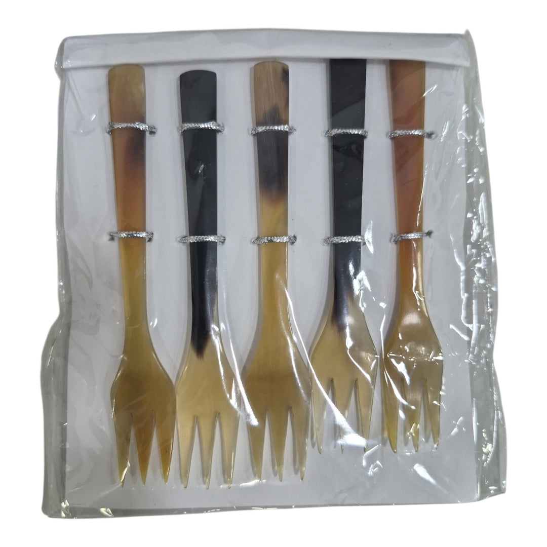 SET DE 5  TENEDORES 12x11x0.2cm COD:122681