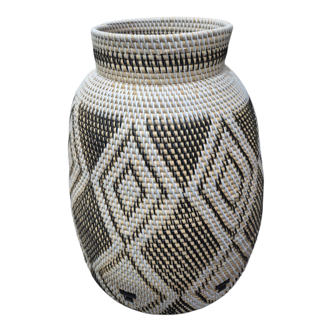 CESTA TEJIDA A MANO 52x36x36CM COD:122782