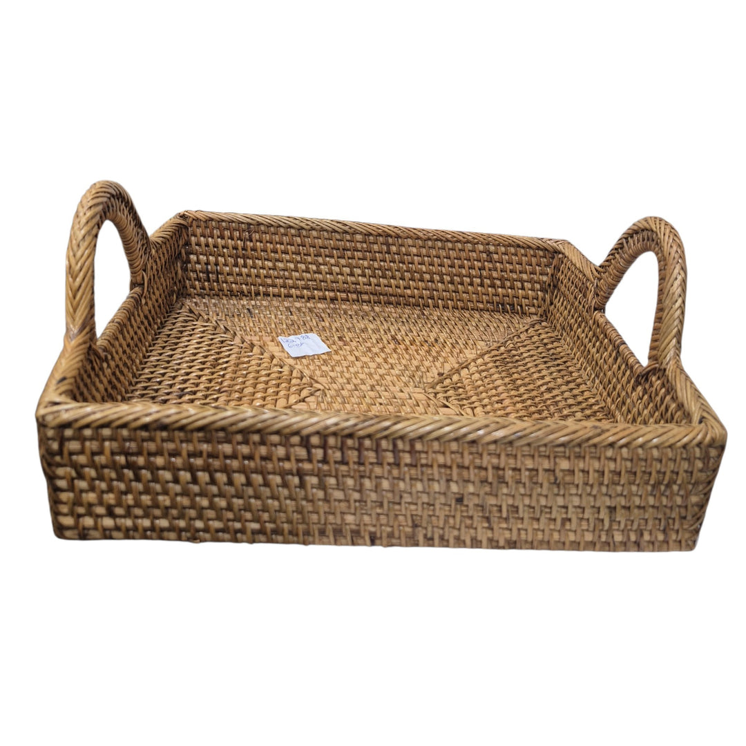 BANDEJA TEJIDA  GDE  30.5x27.5x7CM COD:122787