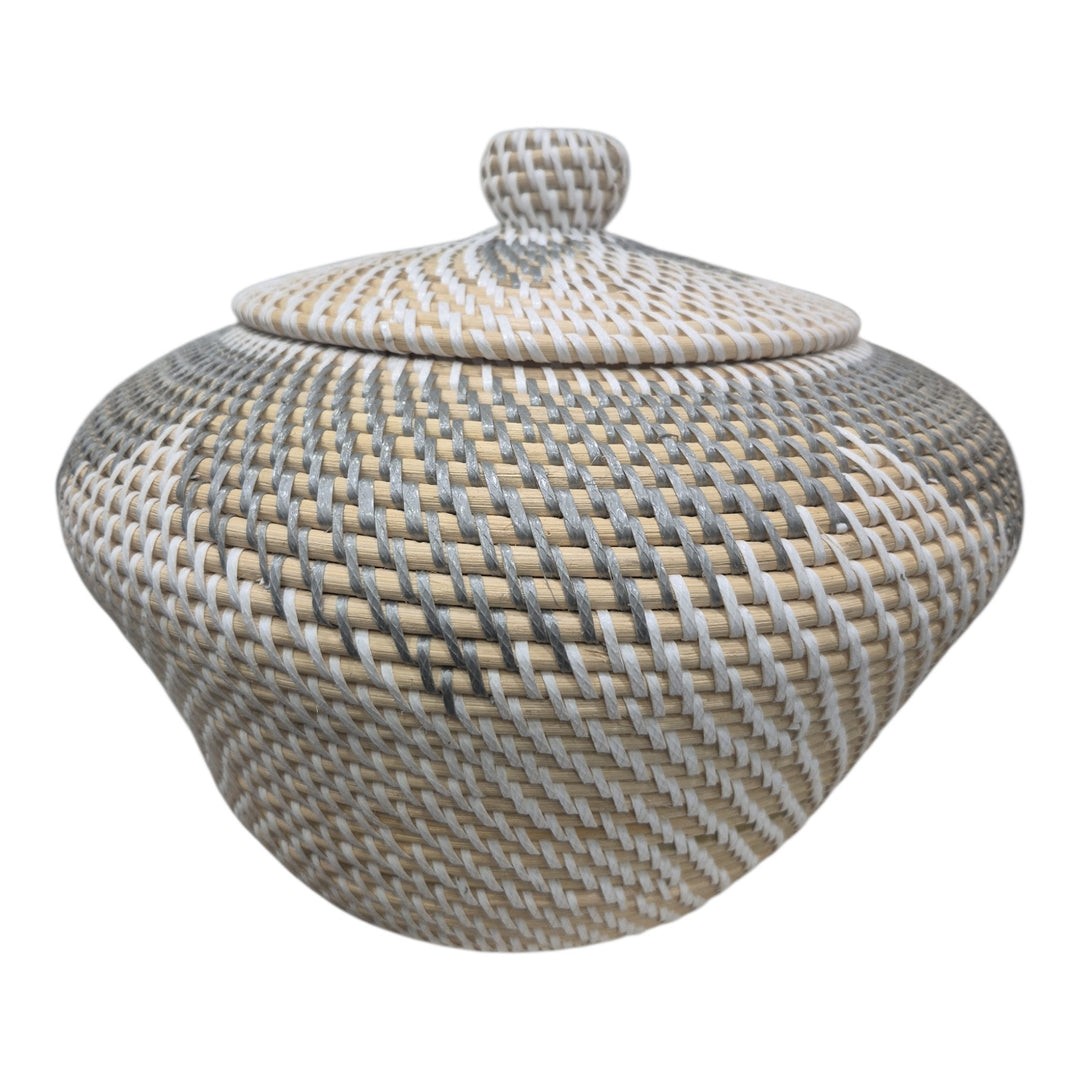 ANFORA TEJIDA 25x33x33CM COD:122810