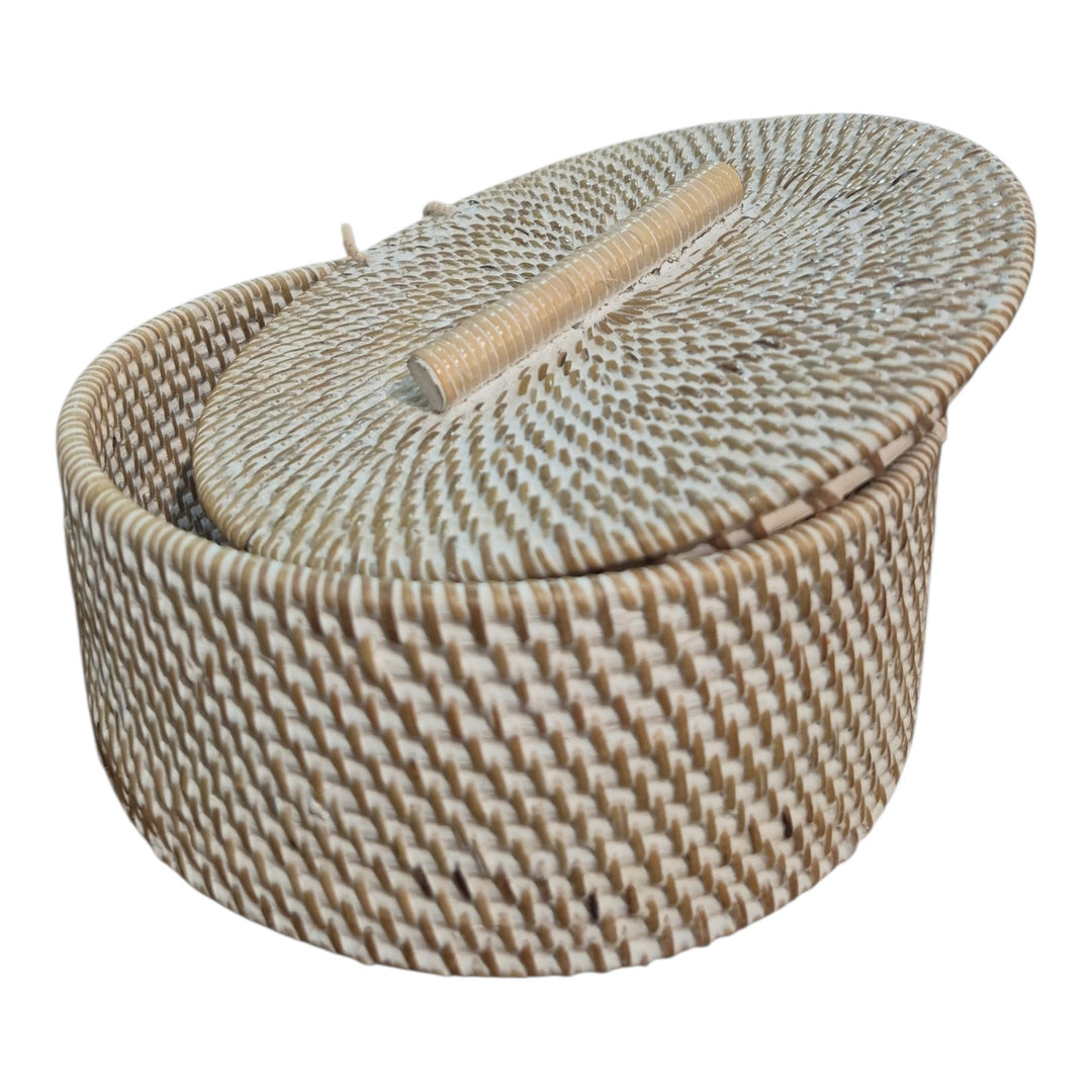 CANASTO CON TAPA 26X26x11CM COD:122915